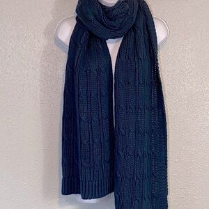 My Pillow Oversized Chunky Knit Scarf- Indigo Blue